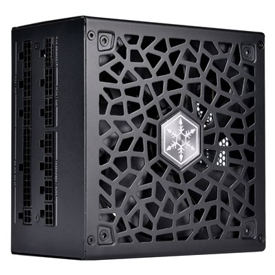 SilverStone 850W HELA 850R Platinum, ATX-virtalähde, PCIe 5.0, Cybenetics Platinum, musta
