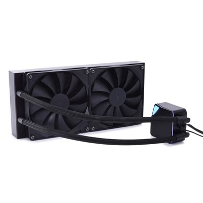 Alphacool Core Ocean T38 AIO 280mm nestejäähdytysratkaisu prosessorille, musta