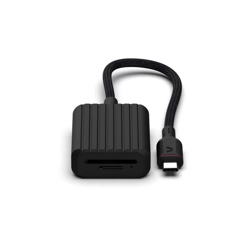 Unisynk USB-C kortinlukija, musta