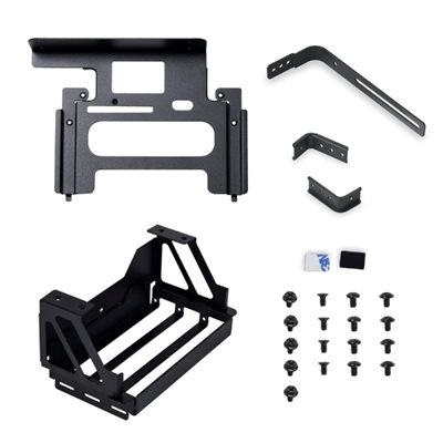 Lian Li O11DE-9X, Upright GPU bracket, musta