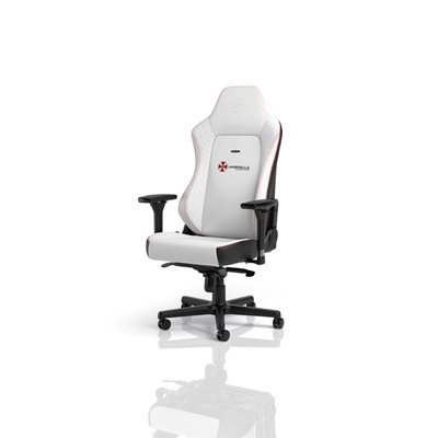 noblechairs HERO Resident Evil Umbrella Edition, keinonahkaverhoiltu pelituoli, musta/valkoinen