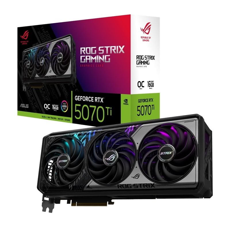 Asus (Outlet) GeForce RTX 5070 Ti STRIX Gaming - OC Edition -näytönohjain, 16GB GDDR7