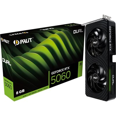 Palit GeForce RTX 5060 Dual -näytönohjain, 8GB GDDR7