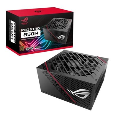 Asus (Outlet) ROG Strix 850W, modulaarinen ATX-virtalähde, 80 Plus Gold, musta