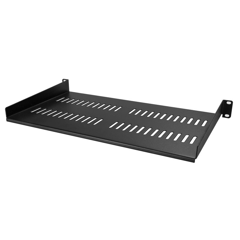 StarTech.com 1U 19" räkkihylly, maks. 20kg, musta