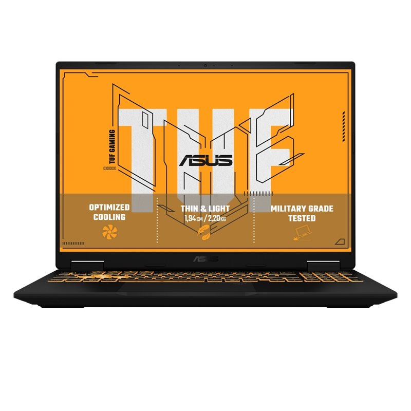 Asus 16" TUF Gaming 16 FX610JH-TU007W, kannettava pelitietokone, Off Black
