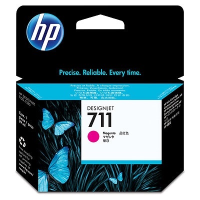HP HP 711 mustekasetti, sopii Designjet T120 ja T520, 29 ml, magenta