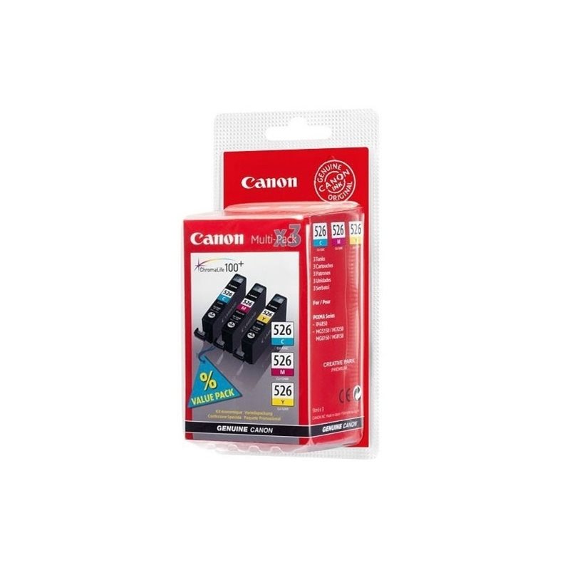 Canon CLI-526 C/M/Y color ink multi pack
