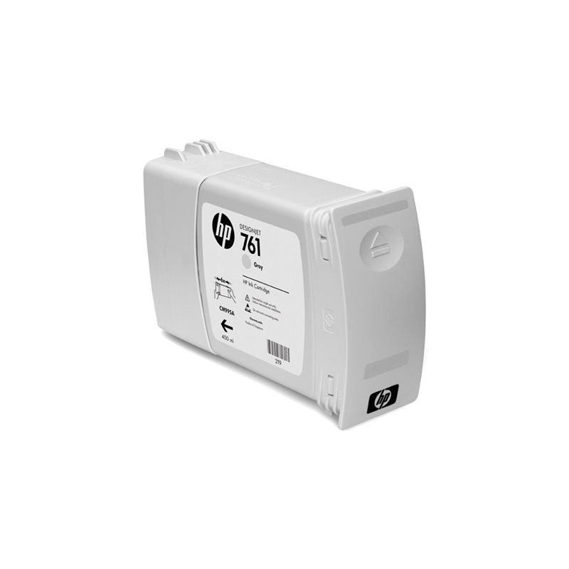 HP 761 400-ml Gray, Mustepatruuna