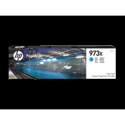 HP No 973X cyan, PageWide mustepatruuna