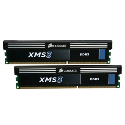 Corsair 2 x 4GB, DDR3 1333MHz, 9-9-9-24