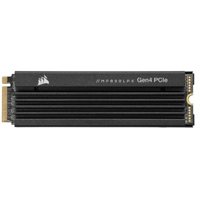 Corsair 500GB MP600 PRO LPX PCIe Gen4 x4 NVMe 1.4 SSD-levy, M.2 2280, 3D TLC, 7100/3700 MB/s