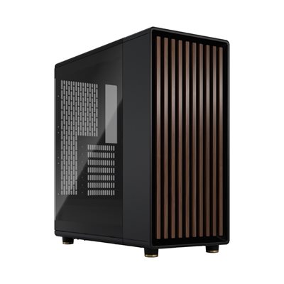 Fractal Design North - Charcoal Black TG Dark, ikkunallinen miditornikotelo, musta
