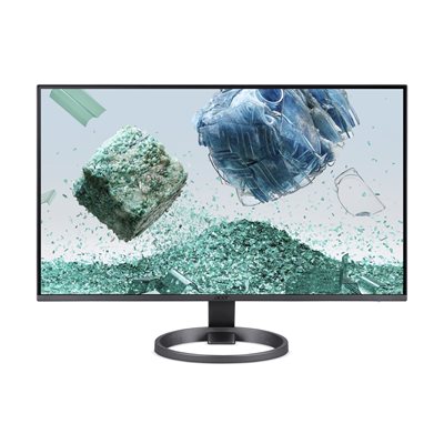 Acer 23,8" Vero RL242Y, 75Hz Full HD -monitori, tummanharmaa