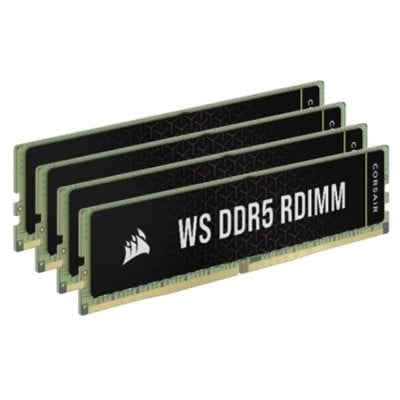 Corsair 128GB (4 x 32GB) WS DDR5 RDIMM, DDR5 5600MHz, CL40, 1.25V
