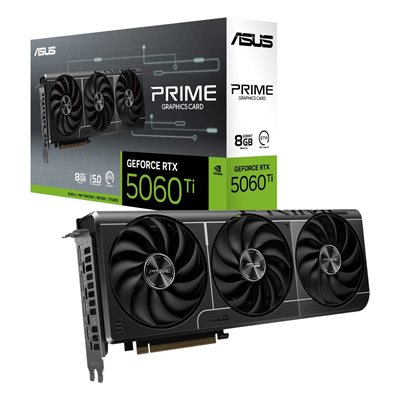 Asus GeForce RTX 5060 Ti PRIME -näytönohjain, 8GB GDDR7