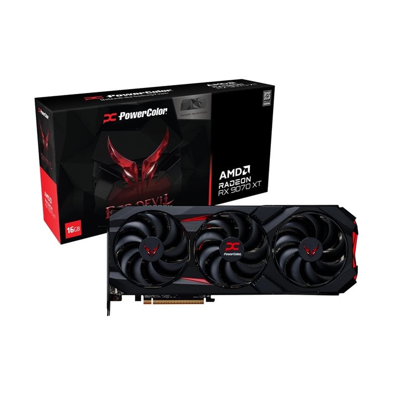 PowerColor Radeon RX 9070 XT Red Devil Special Edition -näytönohjain, 16GB GDDR6