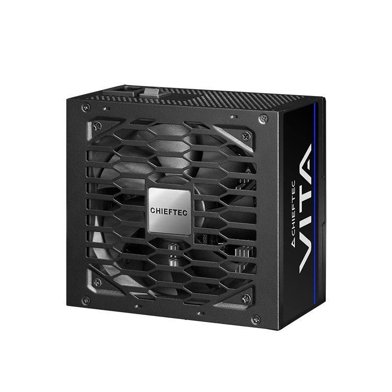Chieftec 750W, Vita, ATX-virtalähde, 80 Plus Bronze, musta