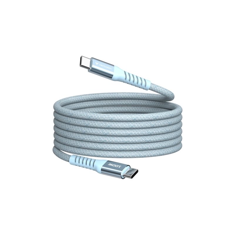 Verbatim 2.0 USB-C -kaapeli, magneettinen, PD3.0 100W, 1,2m, sininen