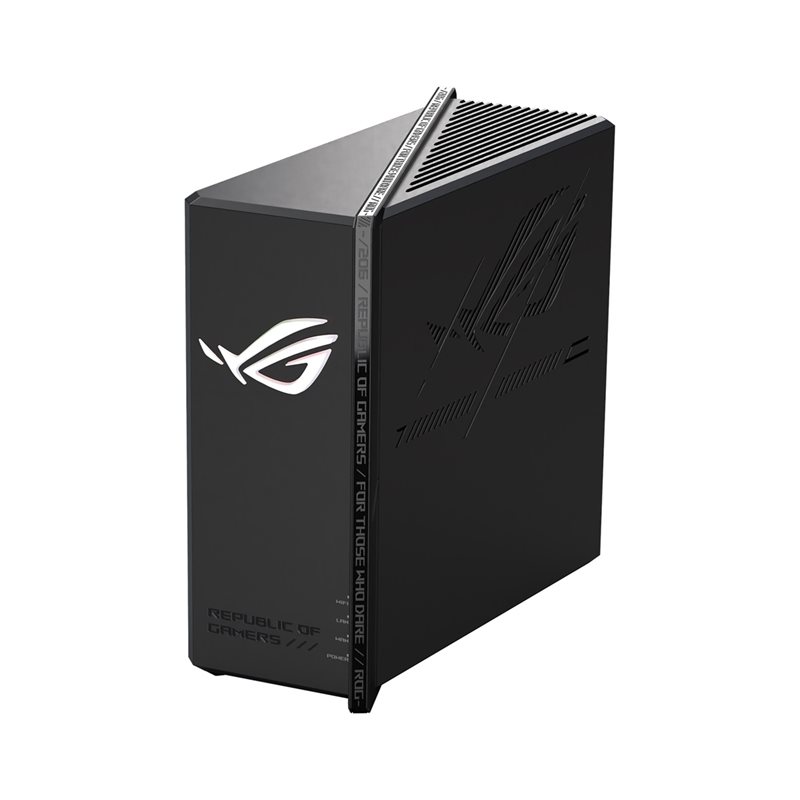 Asus ROG Strix GS-BE18000, Tri-band Wi-Fi 7 -pelireititin, musta