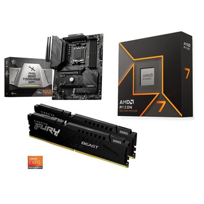 MSI MAG B650 TOMAHAWK WIFI + Ryzen 7 9700X + 32GB DDR5 6000MHz -tuotepaketti