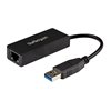 StarTech.com Gigabit Ethernet -verkkoadapteri, 3.2 Gen1 USB-A, musta