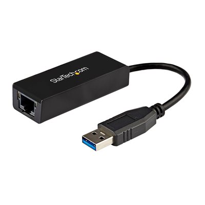 StarTech.com Gigabit Ethernet -verkkoadapteri, 3.2 Gen1 USB-A, musta