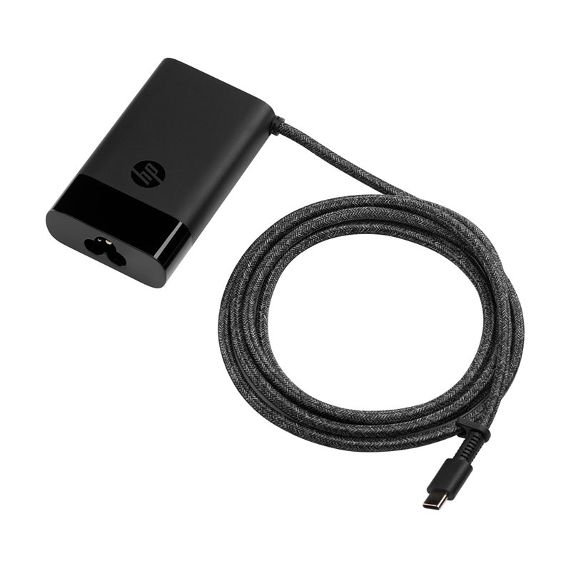 HP 65W -laturi, USB-C, musta
