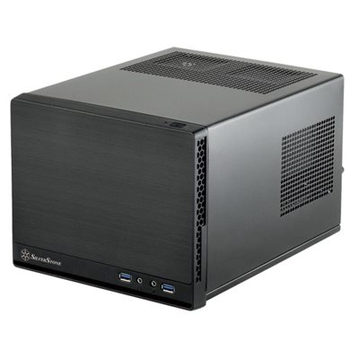 SilverStone SST-SG13B-Q, musta