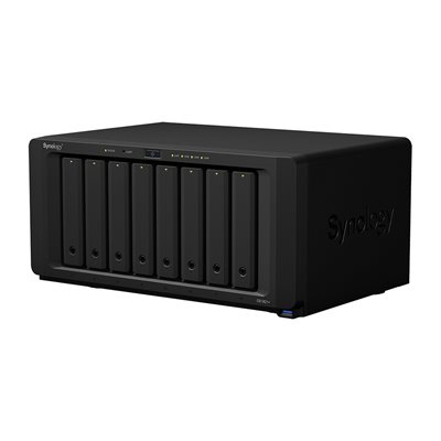 Synology DiskStation DS1821+, 8-paikkainen NAS-asema, musta