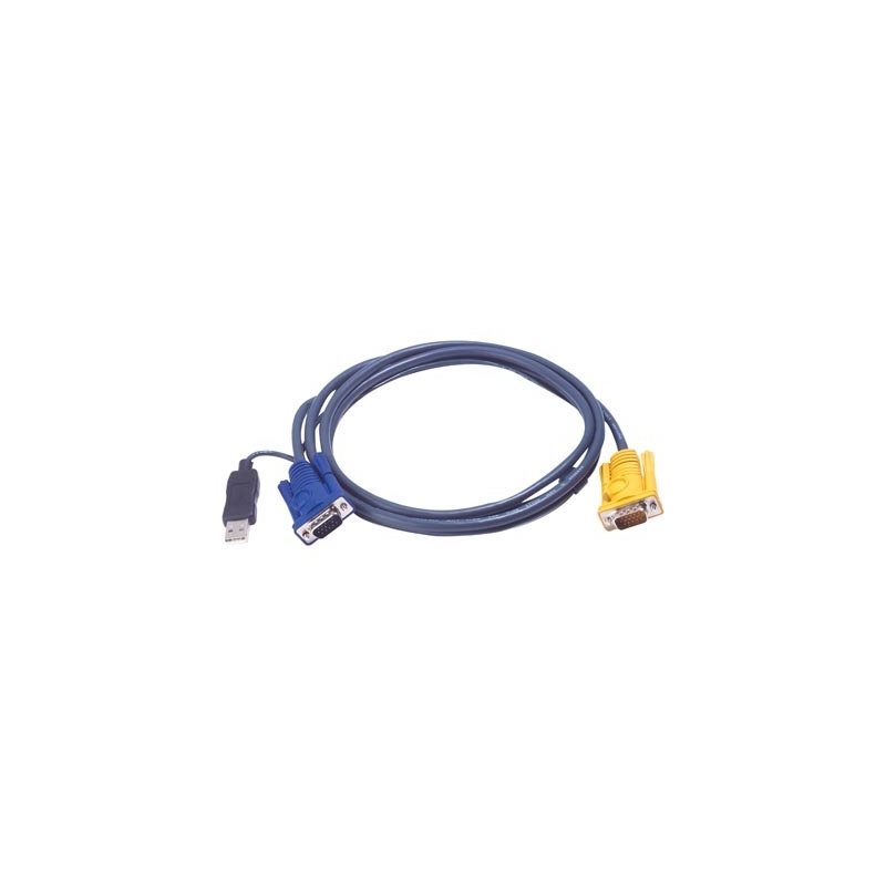 Aten KVM-kaapeli, SPHD15  > HD15 u & USB A-tyyppi u, 1,8m