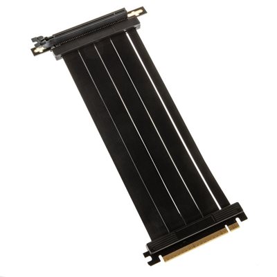 Kolink PCI Express 4.0 x16 -> x16 Riser Cable, 90°, 22cm, musta (Tarjous! Norm. 44,90€)