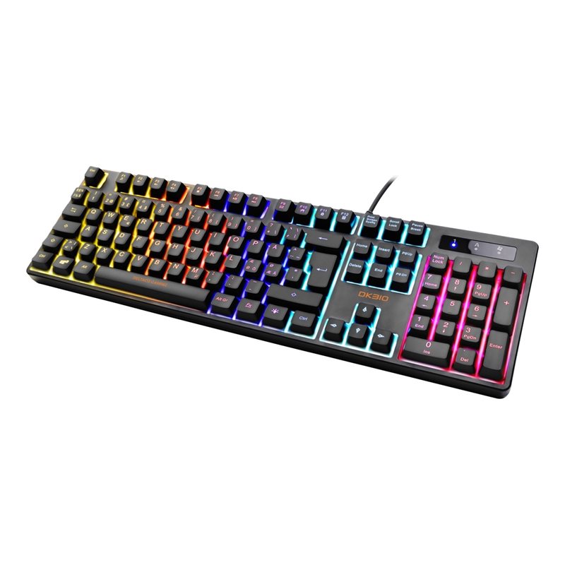Deltaco Gaming DK310 RGB Gaming Keyboard Outemu Red switches full Nordic