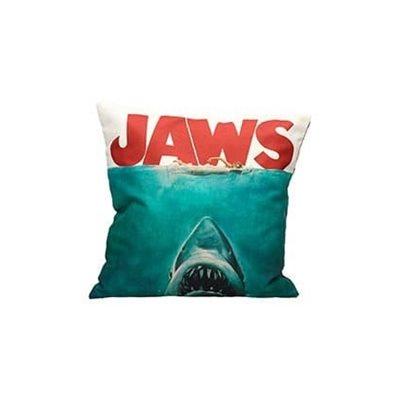 SD Toys Jaws Pillow Poster Collage 40 cm -sisustustyyny