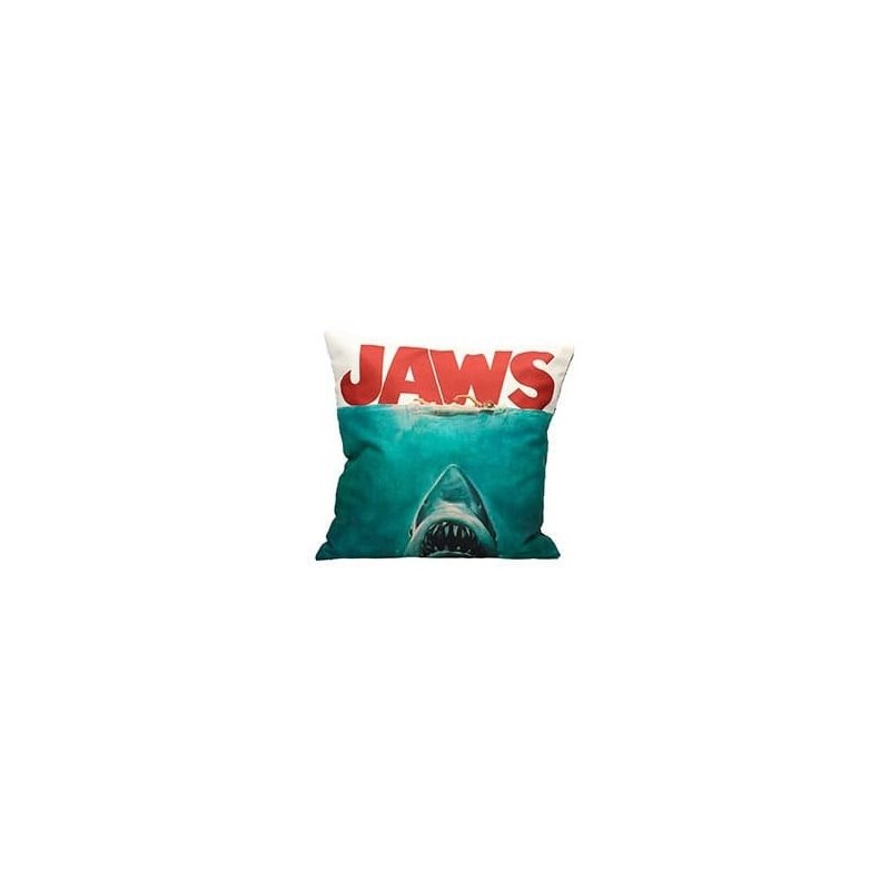 SD Toys Jaws Pillow Poster Collage 40 cm -sisustustyyny