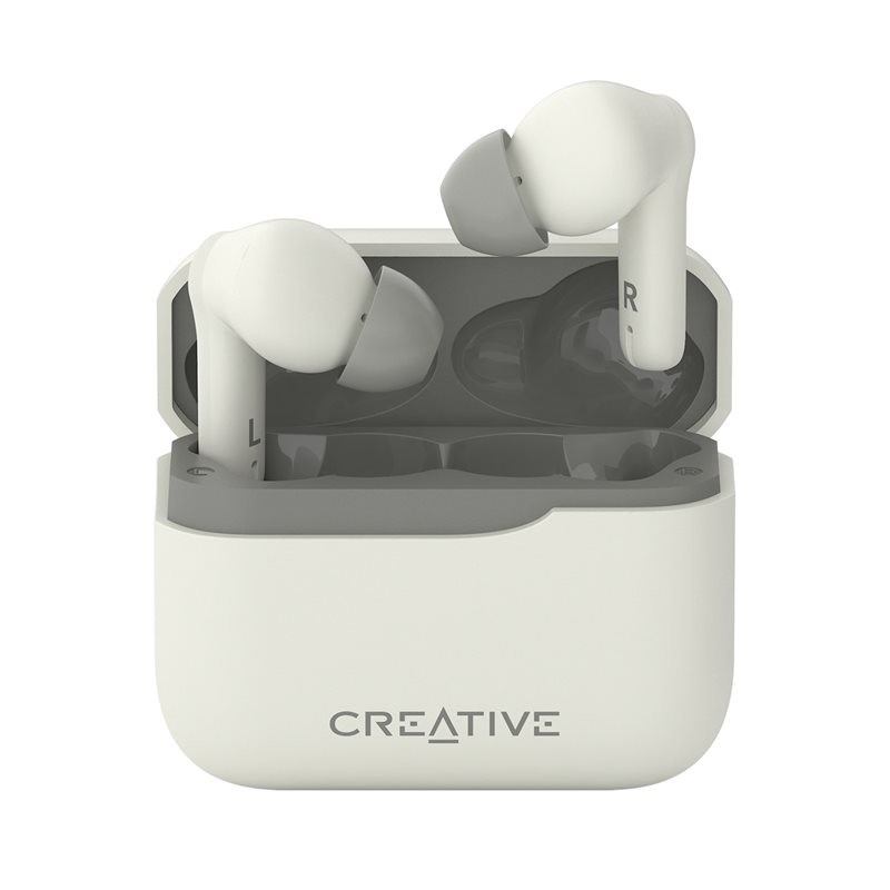 Creative Zen Air Plus, aidosti langattomat nappikuulokkeet, Bluetooth 5.3 LE, ANC, IPX4, kerma