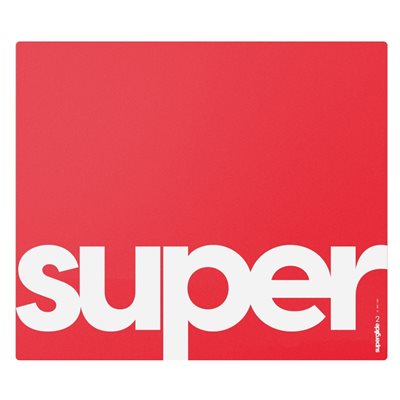 Pulsar Superglide XL Glass Mousepad v2 -pelihiirimatto, punainen