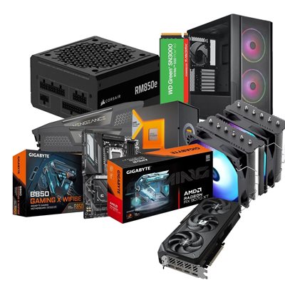 Jimm's DIY Gigabyte RX 9070 XT -tuotepaketti