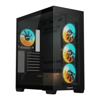 Gigabyte C500 Panoramic Stealth, ikkunallinen miditornikotelo, musta