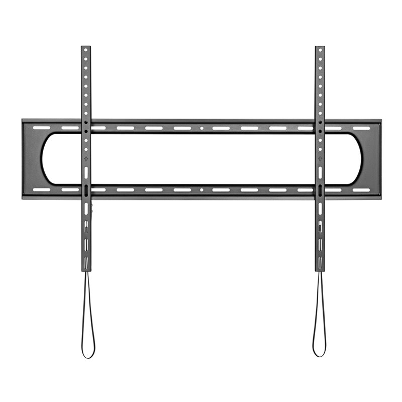 Deltaco 60-120" OFFICE, -seinäteline näytölle , musta