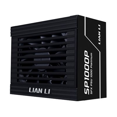 Lian Li (Outlet) 1000W SP1000P, modulaarinen SFX-virtalähde, 80 Plus Platinum, musta