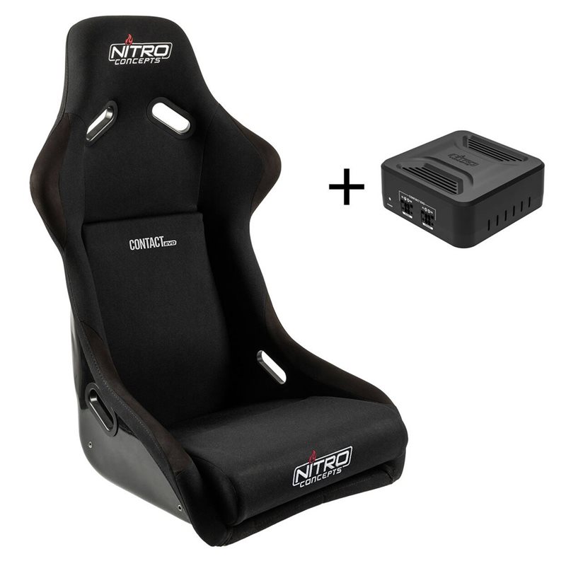 Nitro Concepts R300 Contact EVO Seat -ajoistuin, musta