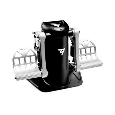 ThrustMaster Pendular Rudder -peräsinpolkimet, musta/hopea