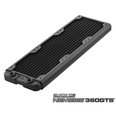 Hardware Labs Black Ice Nemesis Radiator GTS 360 -jäähdytin, musta