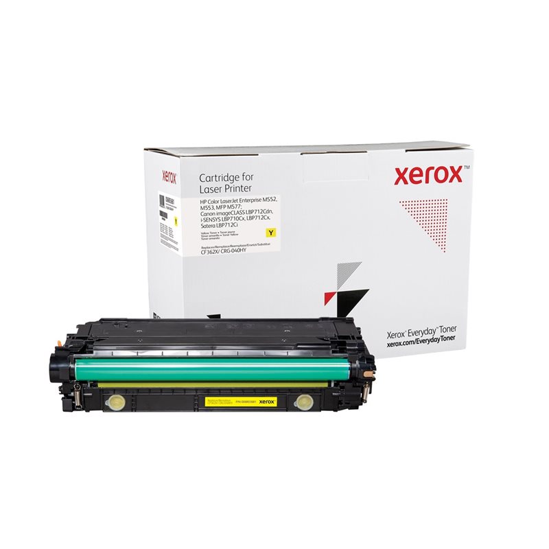 Xerox Everyday Toner -tarvikelaserväriainekasetti, keltainen, jopa 9500 sivua (HP)