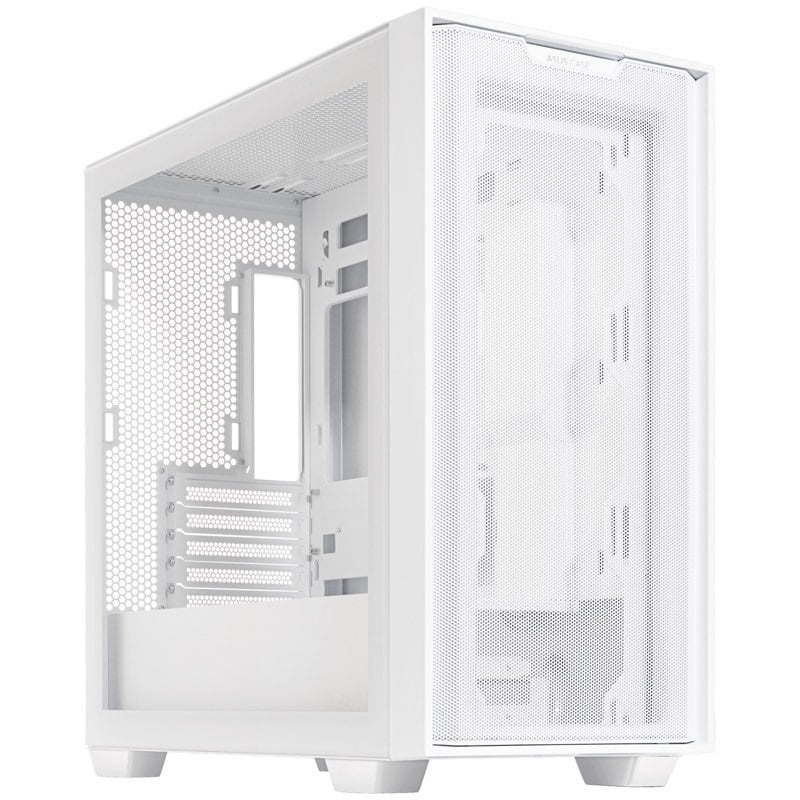 Asus A21 Case, ikkunallinen mATX-kotelo, valkoinen (Tarjous! Norm. 89,90€)