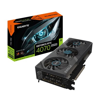 Gigabyte GeForce RTX 4070 SUPER EAGLE OC -näytönohjain, 12GB GDDR6X