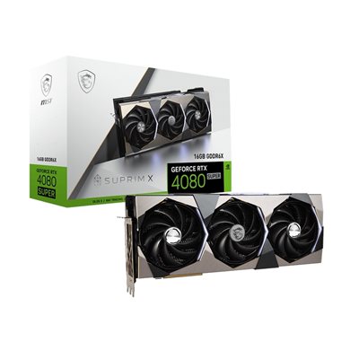 MSI GeForce RTX 4080 SUPER SUPRIM X -näytönohjain, 16GB GDDR6X