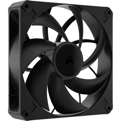 Corsair RS140 MAX 140mm PWM Thick Fan - Single Pack, 140mm PWM-laitetuuletin, musta