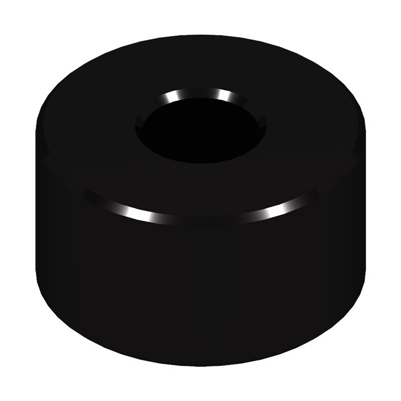 Ascher Racing Paddle Spacer -välilevysarja, 5mm, musta